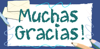 Crayontip Pencil Font Poster 5