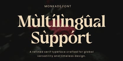 Monkade Font Poster 9