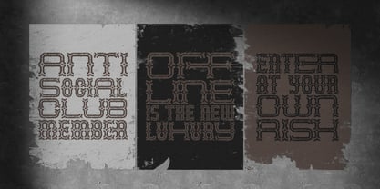 Deeply Rusted Font Poster 4