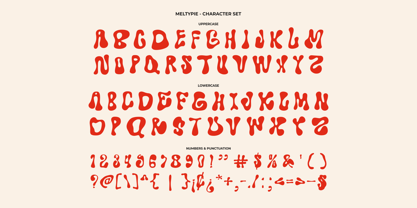 Meltypie Font Poster 14