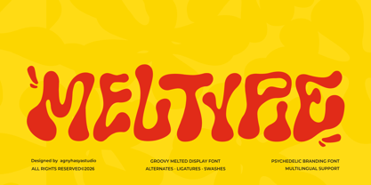 Meltypie Font Poster 1