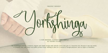 Yorkshinga Font Poster 1