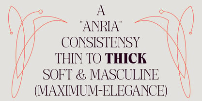 Anria Font Poster 3