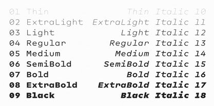Neurath Mono Font Poster 7