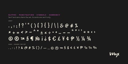 Mix Witchmark Font Poster 9