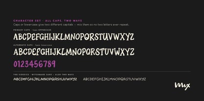Mix Witchmark Font Poster 4