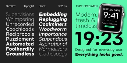 Girello Font Poster 7