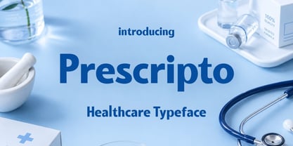 Prescripto Font Poster 1