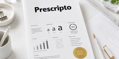 Prescripto Font Poster 10