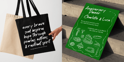 Artisan Kitchen Font Poster 7