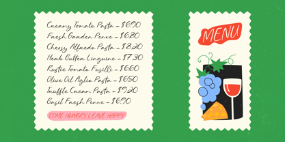 Other Thanks Font Poster 5