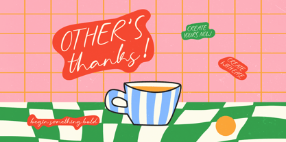 Other Thanks Font Poster 1
