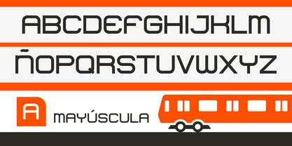 Tipo Metro CDMX Font Poster 3