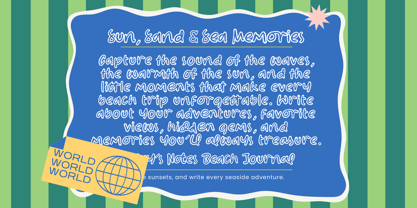 Morning Tropical Font Poster 8