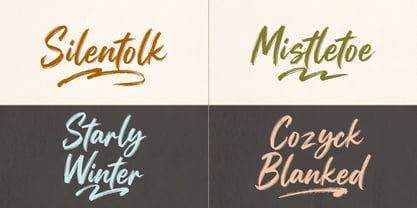 Ablinase Font Poster 4