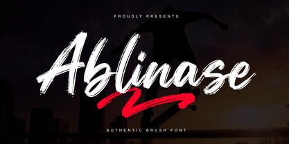 Ablinase Font Poster 1