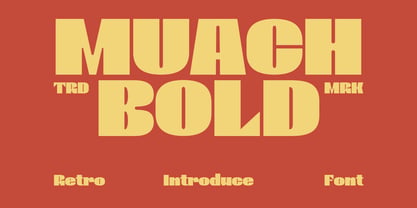 Muach Font Poster 1