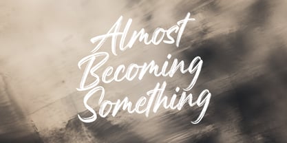 Racked Brush Font Poster 4