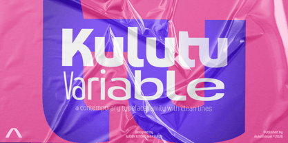 KulutuVariable Font Poster 1