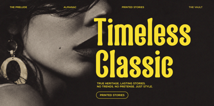 Nostalgic Condensed Font Poster 5