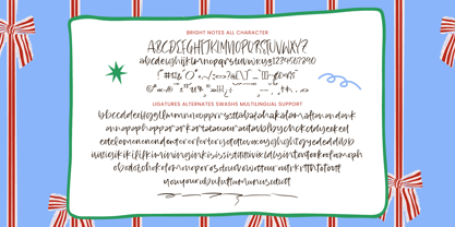 Bright Notes Font Poster 10