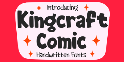 Kingcraft Comic Font Poster 1