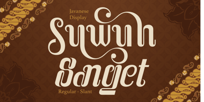 Sidosari Font Poster 10