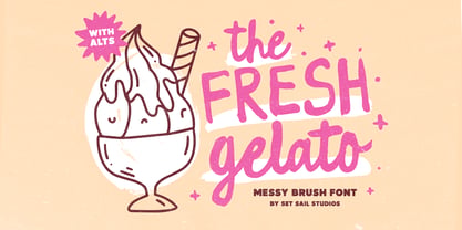 Fresh Gelato Font Poster 1