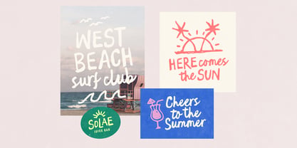 Fresh Gelato Font Poster 2