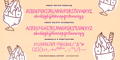 Fresh Gelato Font Poster 9