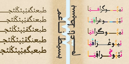 Basseet Naaem Font Poster 5