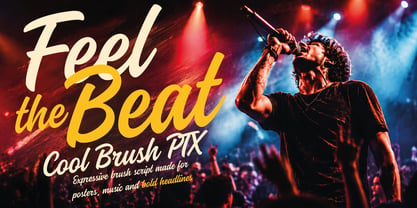 Cool Brush PTX Font Poster 5