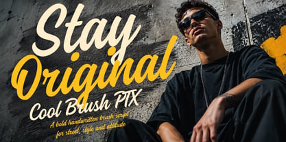 Cool Brush PTX Font Poster 6
