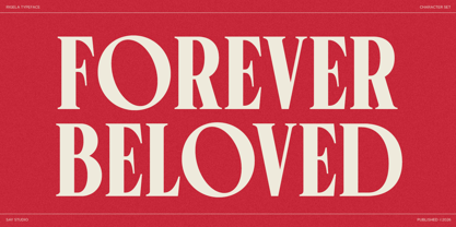 Rigela Font Poster 2