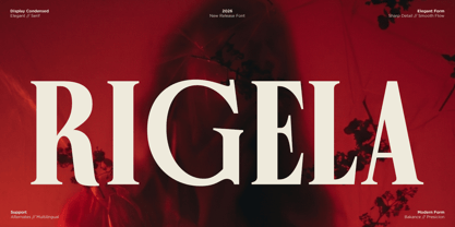 Rigela Font Poster 1