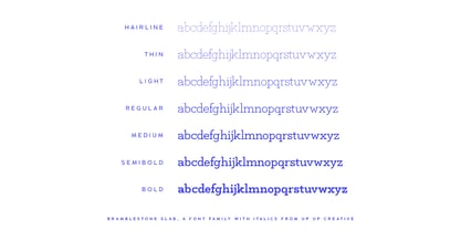 Bramblestone Slab Font Poster 5