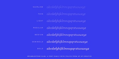 Bramblestone Slab Font Poster 6