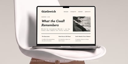 Bramblestone Slab Font Poster 12