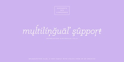 Bramblestone Slab Font Poster 9