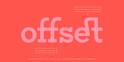 Bramblestone Slab Font Poster 13