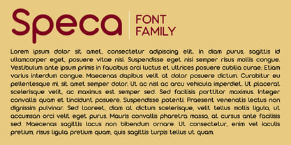 Speca Font Poster 7