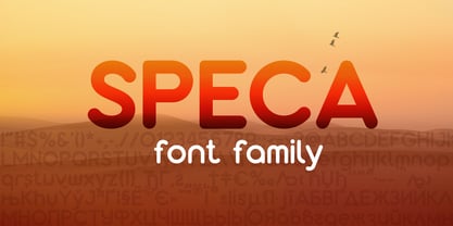 Speca Font Poster 2