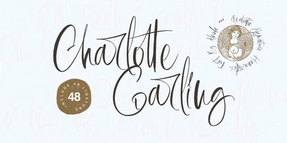 Charlotte Garling Font Poster 1