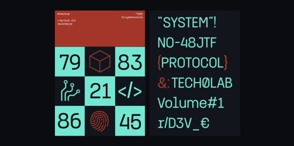 Spacilo Mono Font Poster 6