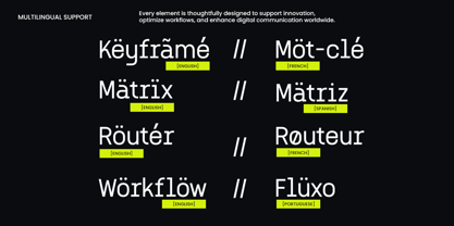 Spacilo Mono Font Poster 3