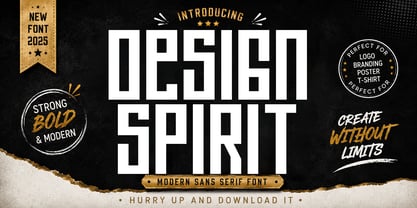 Design Spirit Font Poster 1
