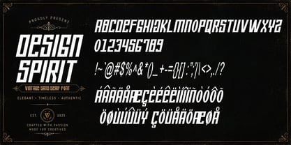 Design Spirit Font Poster 13