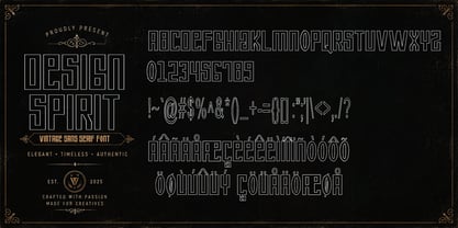 Design Spirit Font Poster 14