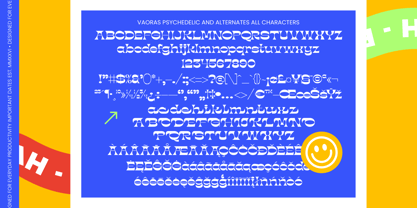 Vaoras Font Poster 10