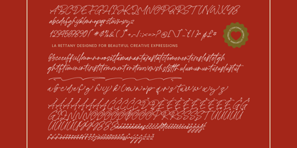 La Rettany Font Poster 10